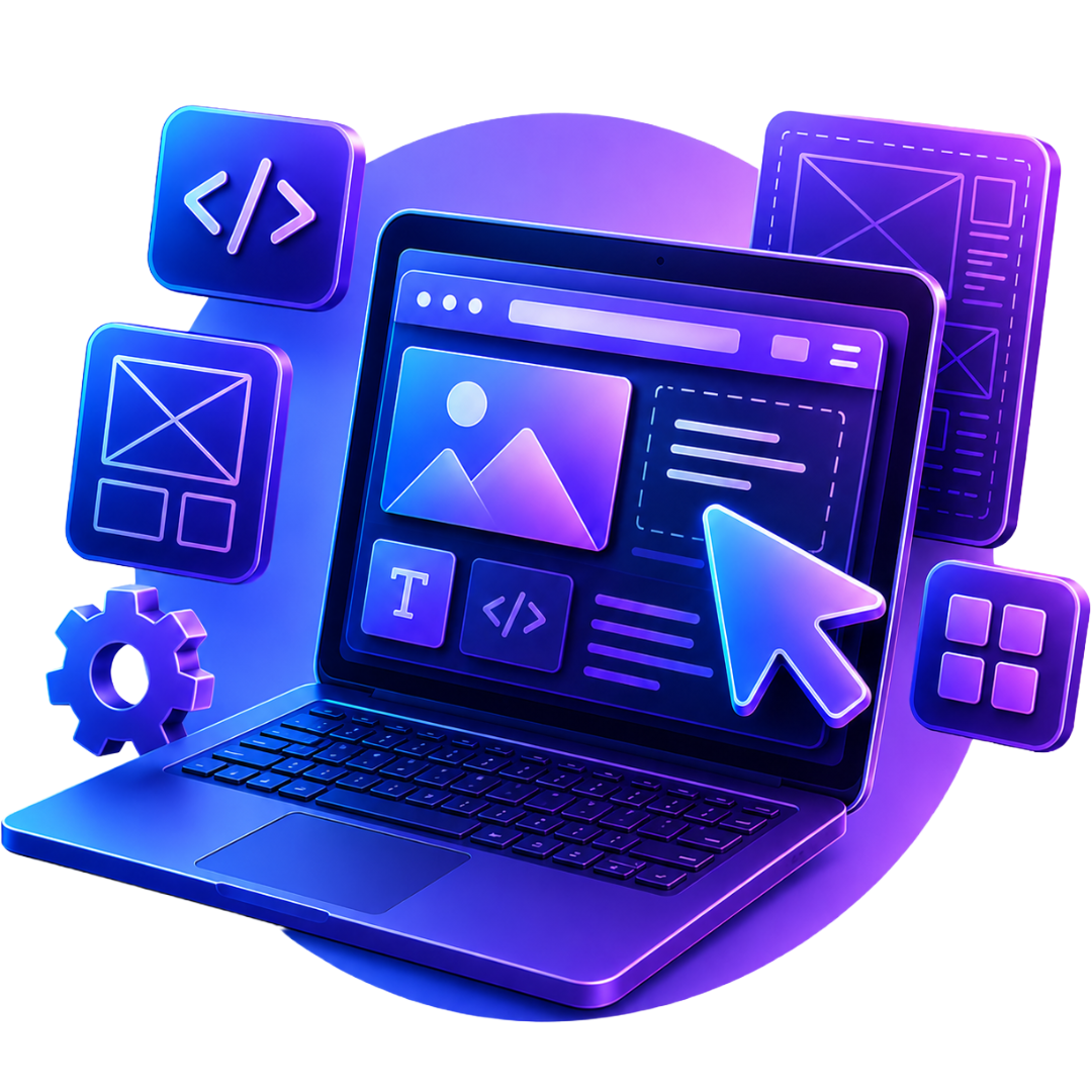 Website Design And Development illustration